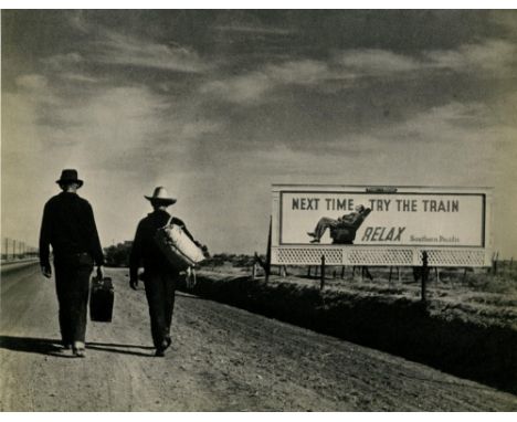 Artist: Dorothea Lange (American, 1895 - 1965). Title: "Next Time Try the Train". Medium: Original vintage photogravure. Date