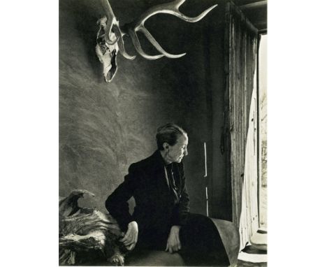 Artist: Yousuf Karsh (Armenian/Canadian, 1908-2002). Title: "Georgia O'Keeffe". Medium: Original vintage photogravure. Date: 