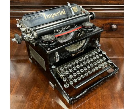 A Vintage Imperial model 50 typewriter, by the Imperial Typewriter Co., Leicester, England, serial number 87525, c.1930.