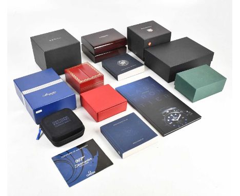 Standard VAT VARIOUS; an inner and outer box for a Tag Heuer Mercedes-Benz, inner and outer box for a Zenith, a box for a Lon