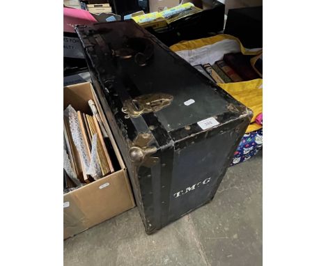 A vintage trunk - as found 