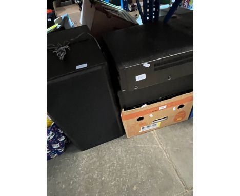 HiFi separates comprises a Tangential record deck, and cassette player,, a Technics SU-v300 amplifier and a Katsui CD player,