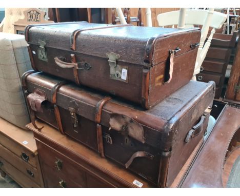 Two vintage cases. 