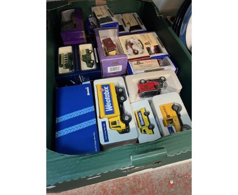 Boxed model vehicles including Corgi Weetabix models, Oxford die cast etc 