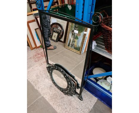 A trio of mirrors to include modern, vintage and retro. 