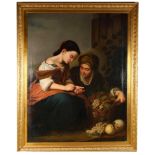 Murillo, Bartolomé Esteban (Kopie nach), Ölgemälde der kleine Obstverkäufer