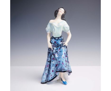 Royal Doulton's Carmen HN2545 is a stunning portrayal of elegance and flair, modeled by Eric J. Griffiths and issued in 1972.