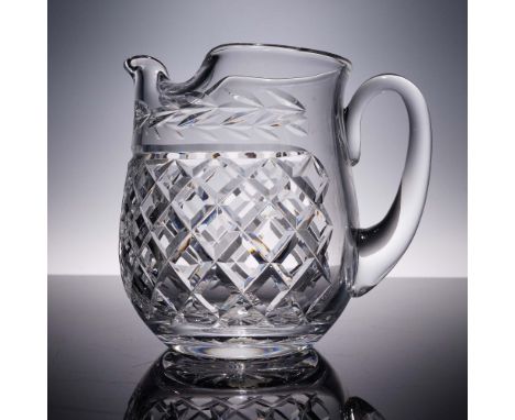 This exquisite Waterford Crystal Glandore ice lip jug is hand crafted in Ireland and showcases the iconic brilliance and clar