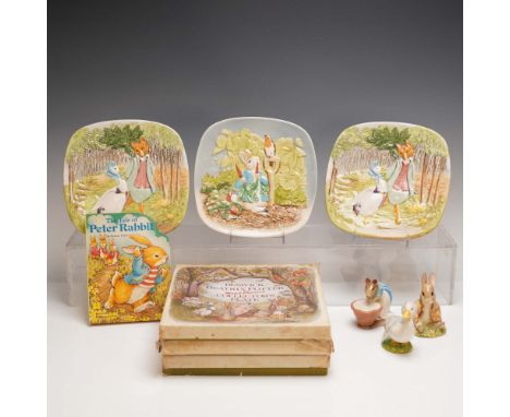 Delightful 7-piece set featuring characters from the cherished world of Beatrix Potter. This collection includes three Beswic