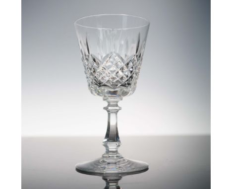 This 6-piece set of hand-cut crystal cordial glasses is from the Astrid pattern by Belgium's esteemed Val St Lambert. Known f