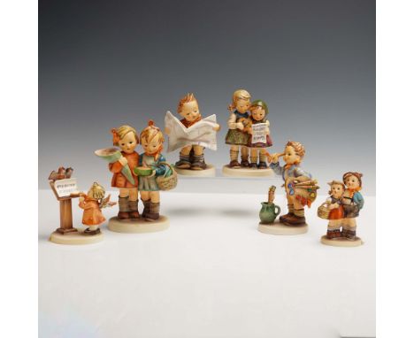 This 6pc Hummel Goebel porcelain figurine set captures endearing moments of learning and creativity among children. Featured 