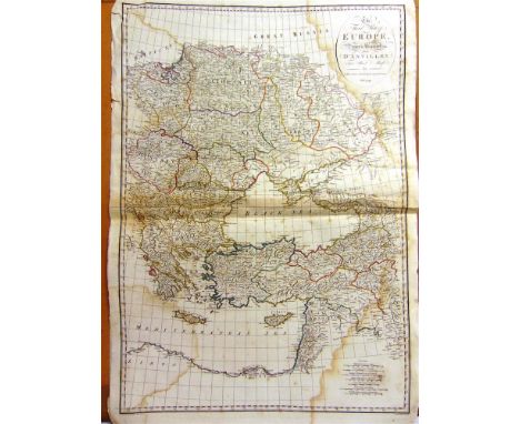 [MAPS]  After Jean-Baptiste Bourguignon d'Anville (French, 1697-1782), 'The Third Part of Europe', engraved map, hand-coloure