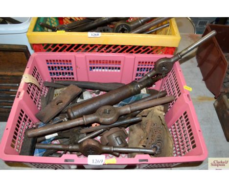 A box containing various tools 