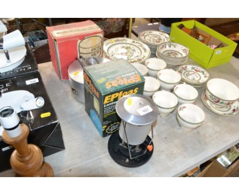 A Tilly triple pan and an EPI gas lantern