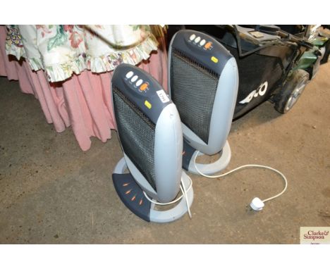 Two Zennox electric heaters 