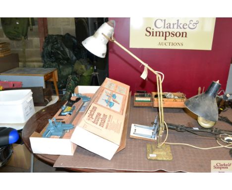 A Herbert and Terry angle poised style lamp