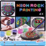 10 X GRAFIX NEON ROCK PAINTING KITS