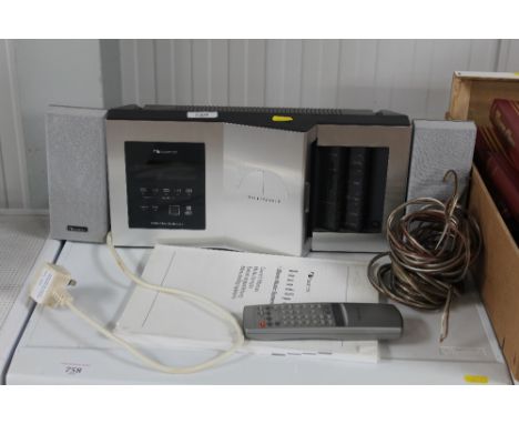 A Nakamichi stereo Hi-fi with remote control and instruction manual 