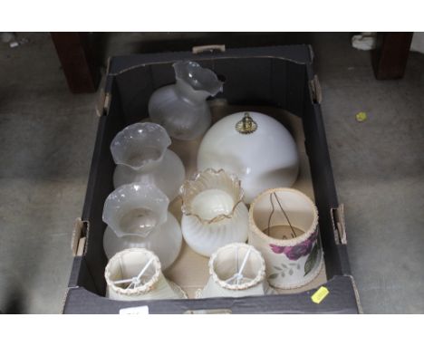 A box of various light shades