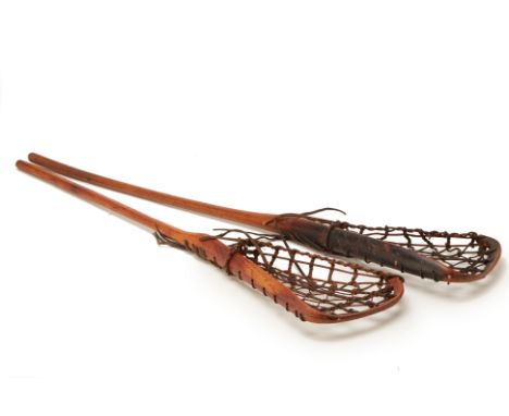 A PAIR OF VINTAGE LACROSSE STICKS
Property from an Emerald Hill shophouse, the home of the interior designer behind ‘Galerie 