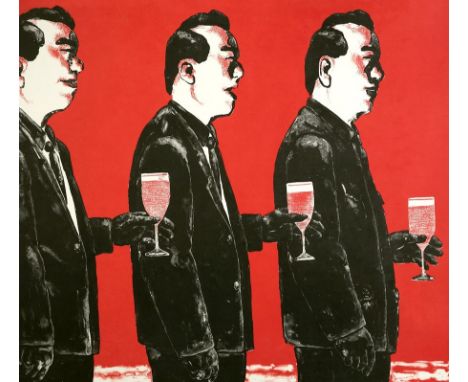 SU XINPING (CHINESE B.1960) - COMRADE AND TOAST SERIES NO.4
Lithograph
Signed and numbered in pencil to the margin
101cm x 12