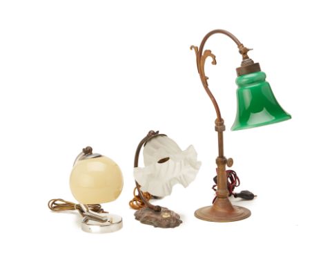 THREE ANTIQUE AND VINTAGE TABLE LAMPS
Property from an Emerald Hill shophouse, the home of the interior designer behind ‘Gale