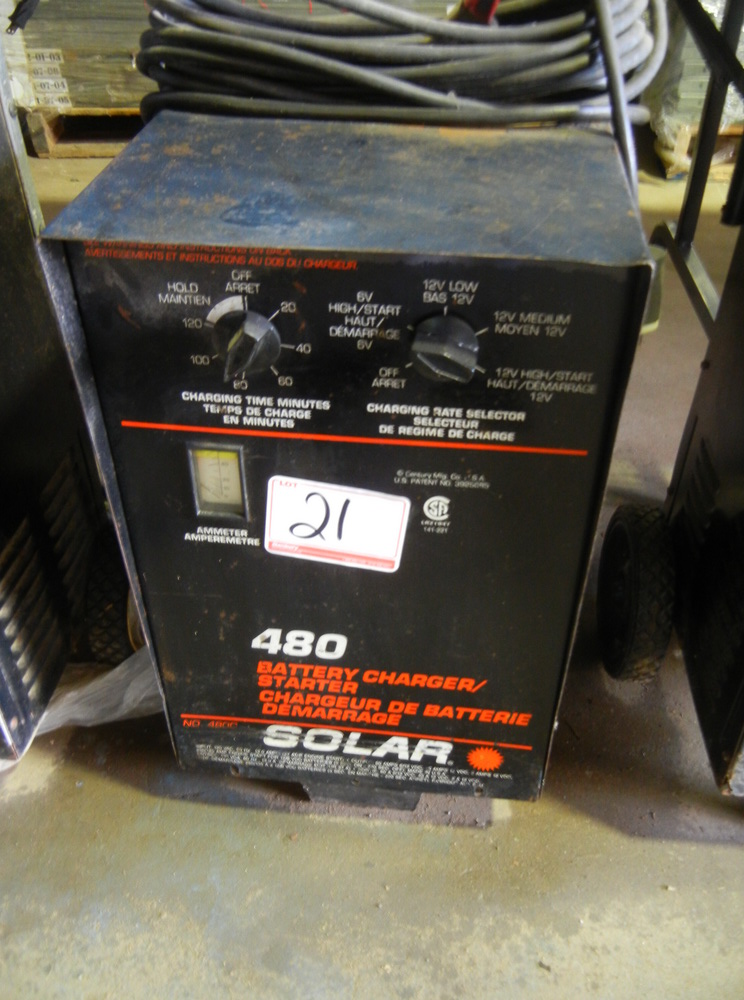 SOLAR 480 BATTERY CHARGER/STARTER