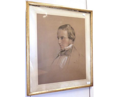 Attributed to Anthony Frederick Augustus Sandys (1829-1904) Reputedly a Portrait of Rev. William Brown Hutchison, as a young 