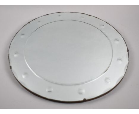 A Vintage Circular Wall Mirror, 50cm Diameter 
