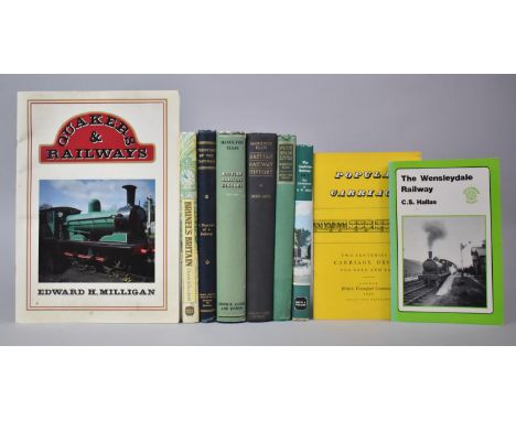 A Collection of Books of a Topic of Railway to Include 1950 First Edition of Four Main Lines by Hamilton Ellis, 1967 Edition 