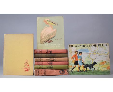 A Collection of Vintage Published Children's Books to Include Uncle Remus Stories, Five Volumes of The Wonder Book, 1932 Edit