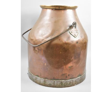 A Vintage Copper Milking Unit, 37cm high 