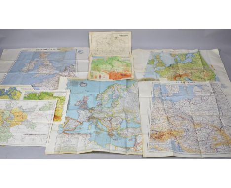 A Collection of Various Vintage Maps 