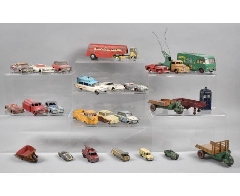 A Collection of Vintage Playworn Dinky and Corgi Diecast Toys etc 