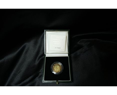 UNITED KINGDOM. Elizabeth II, 1952-2022. Gold 2 pounds, 1997. Royal Mint. Proof. The "Technology" £2 was the definitive type 