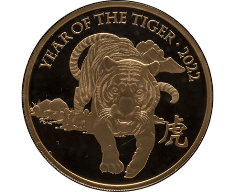 UNITED KINGDOM. Elizabeth II, 1952-2022. Gold 500 pounds, 2022. Royal Mint. Proof. The ninth design in the Chinese Lunar Year