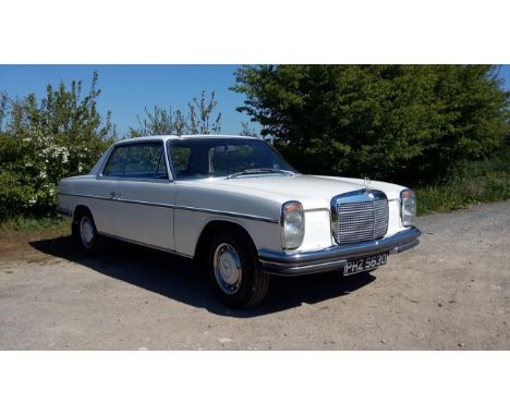 1972 Mercedes W114 250 Coupe Registration number: PHZ 5630 Date of first registration: 01/10/2012 Vin number: 11402310009577 