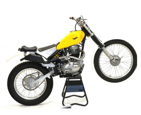 Trials Bike 350cc BSA B40 GB engine on mono sock frame. Paintwork is in very good condition to frame and tank. Wheels in good