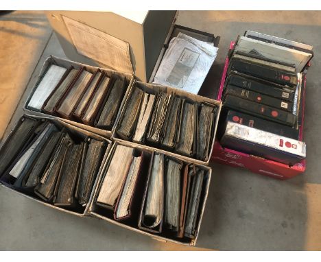 A collection of workshop manuals and parts catalogues, many relating to Vauxhall and Bedford, also a microfiche monitor and r