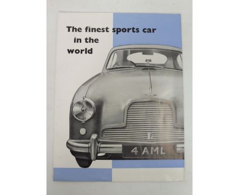 An Aston Martin DB2/4 sales brochure, in good condition.