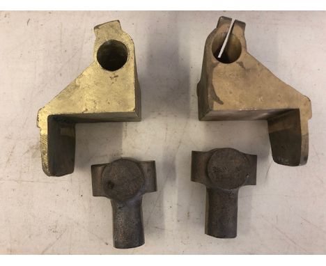 A set of Frazer Nash front wing bracket castings.