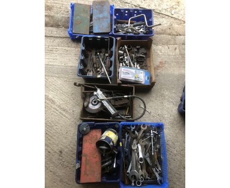 A large quantity of workshop tools.