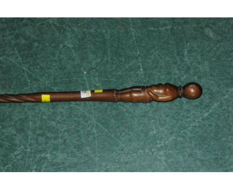 African style walking stick 