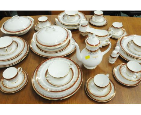 Royal Grafton dinner and tea service, 40+ pieces 