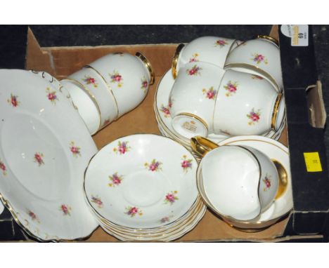 A Lubern floral tea service 