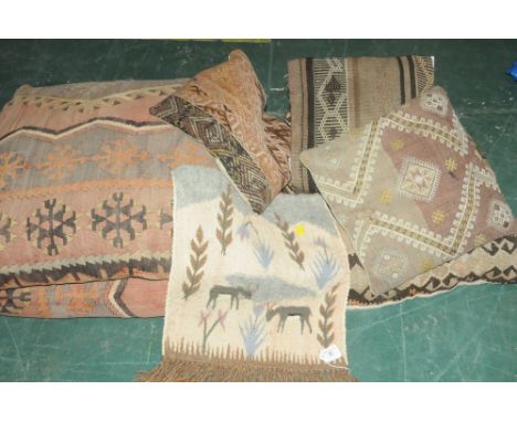 Selection of tapestry style cushions 