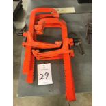 (4) Carver 18" Bar Clamps