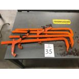 (4) Carver 24" Bar Clamps