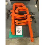 (4) Carver 18" Bar Clamps