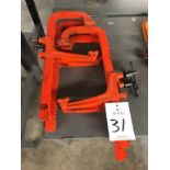 (4) Carver 18" Bar Clamps